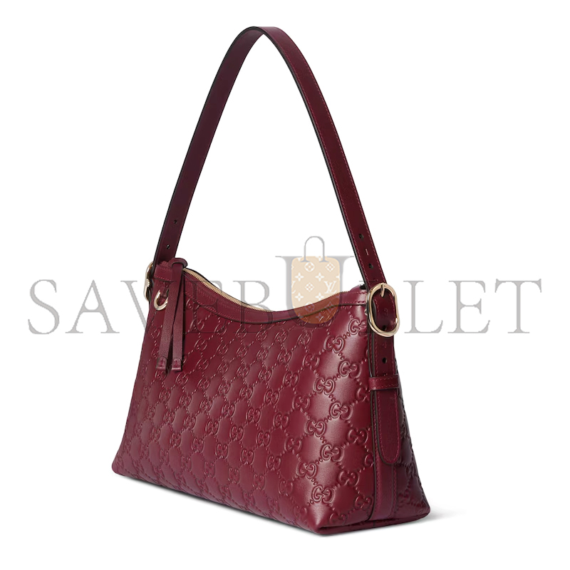 GUCCI GG EMBLEM MEDIUM SHOULDER BAG 847449 (30*19*11cm) GUCCI GG EMBLEM MEDIUM SHOULDER BAG 847449 (30*19*11cm)